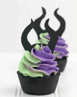 Maleficent Cupcake Bath Bombs