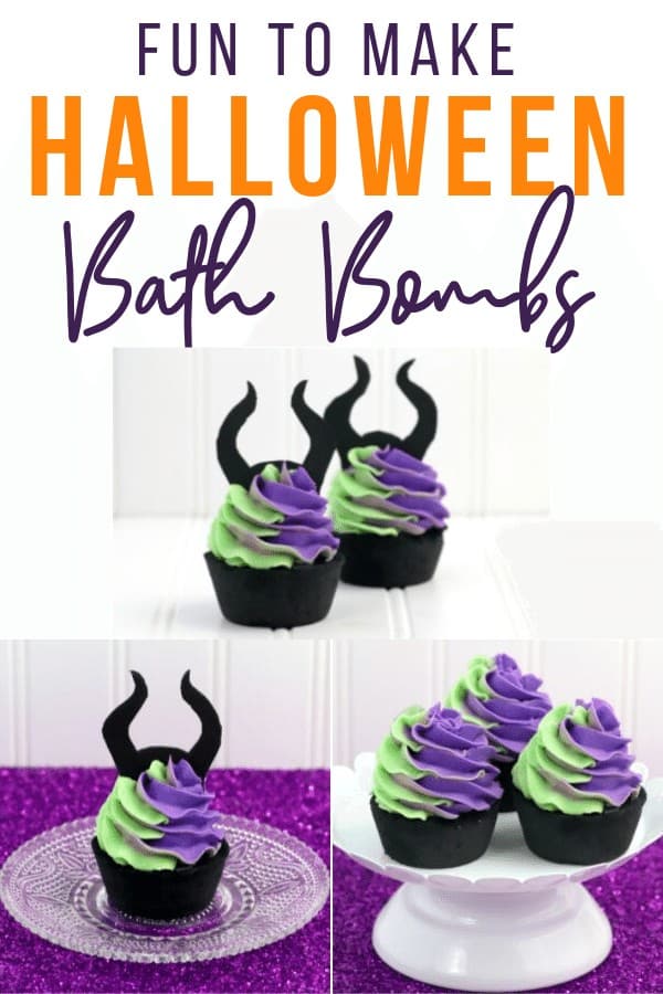 DIY halloween bath bombs