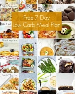 free 7 day keto meal plan