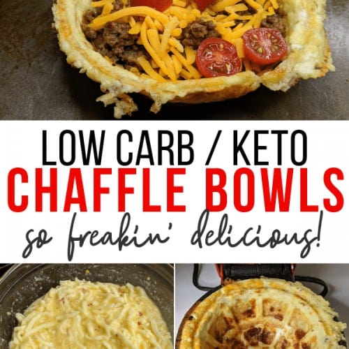 Chaffle Bowls (Low Carb Taco Bowls) • Low Carb Nomad