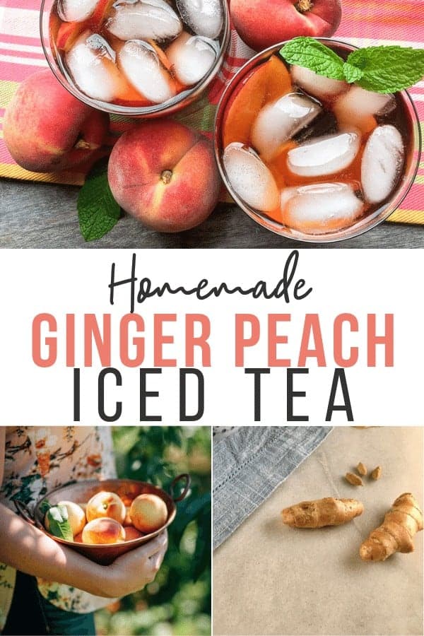 Low Carb Ginger Peach Iced Tea Recipe 