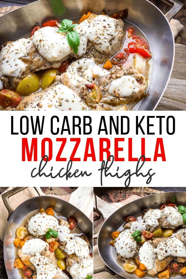 low carb mozzarella chicken thighs