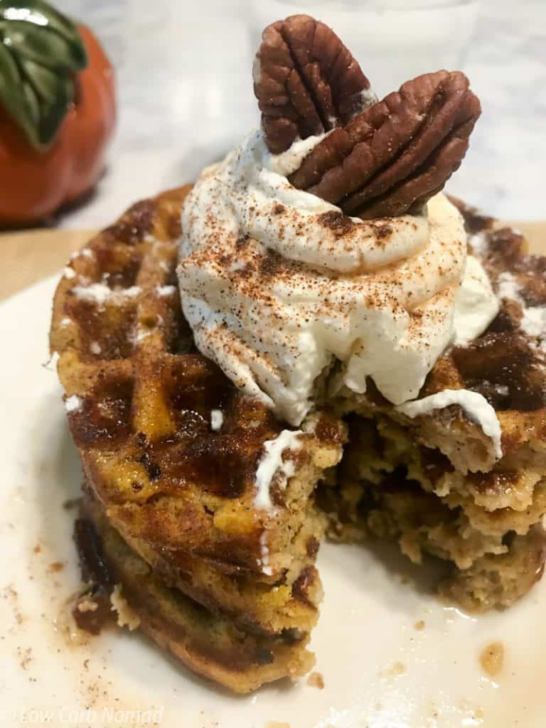 Pumpkin-Spice-Chaffle-Recipe