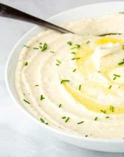 creamy mashed cauliflower recipe