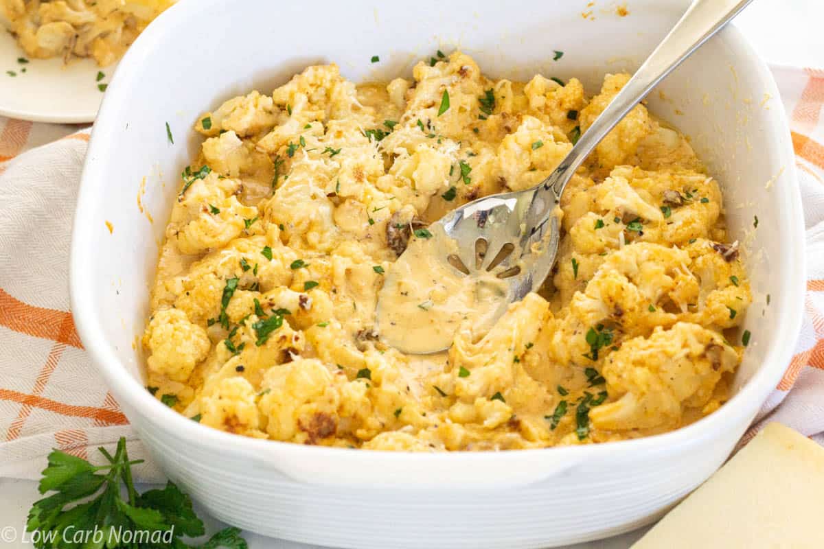 Low Carb Cauliflower Mac and Cheese