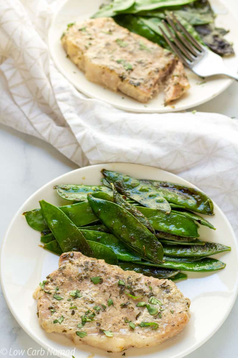 Slow Cooker Butter Ranch Pork Chops • Low Carb Nomad