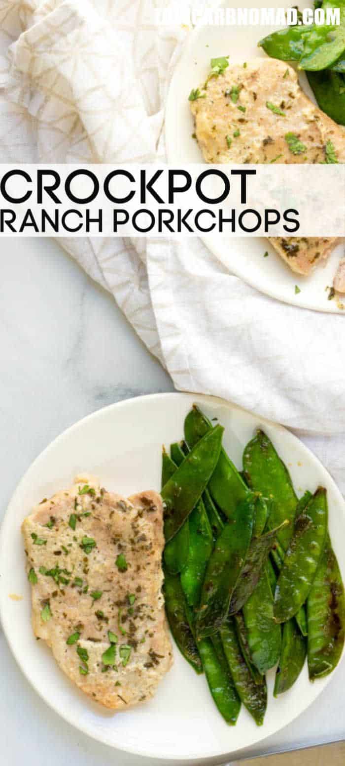 Slow Cooker Butter Ranch Pork Chops • Low Carb Nomad