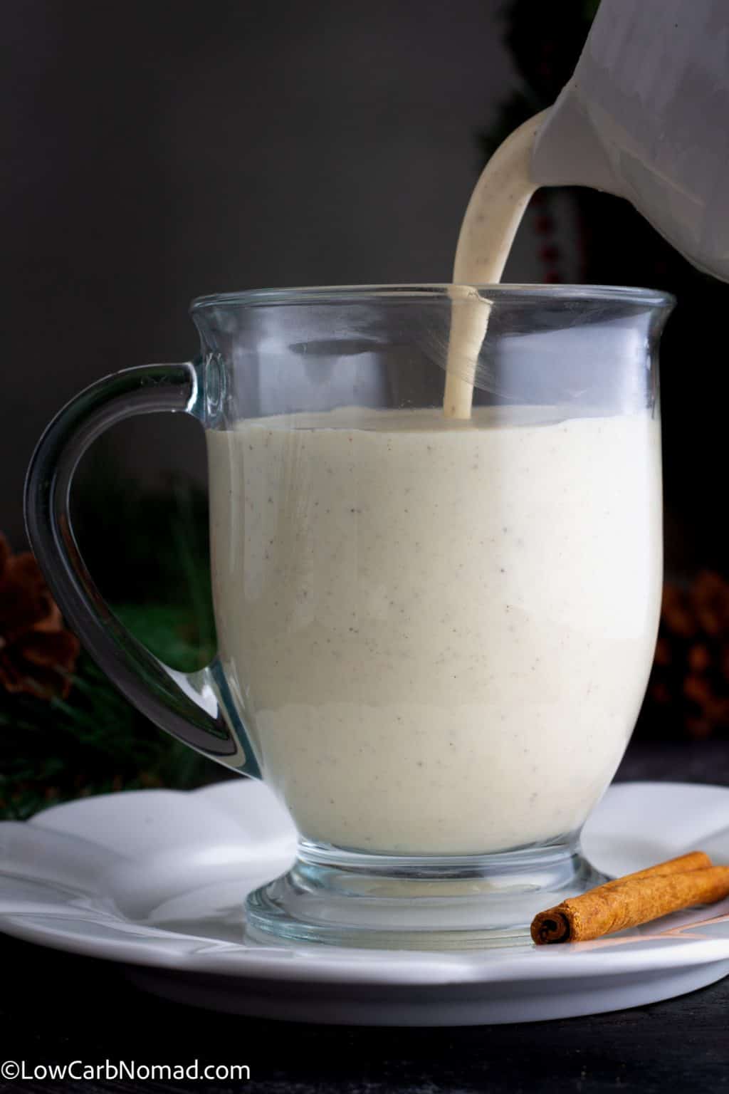 Sugar Free Low Carb Keto Eggnog Recipe • Low Carb Nomad