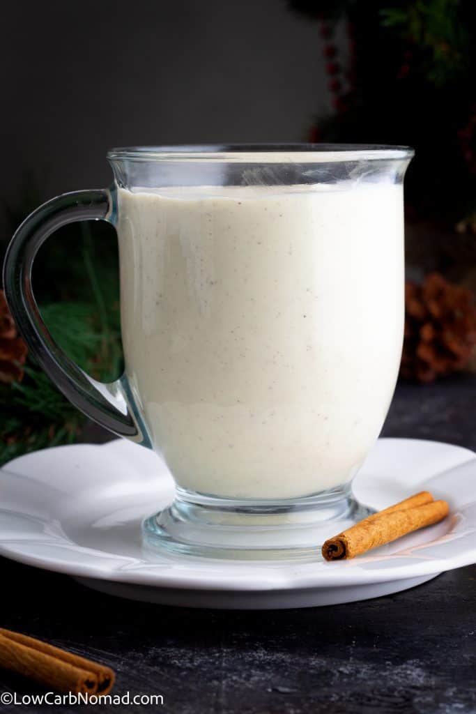Sugar Free Low Carb Keto Eggnog Recipe • Low Carb Nomad