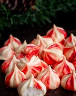 Sugar-Free-Peppermint-Meringue-Cookies