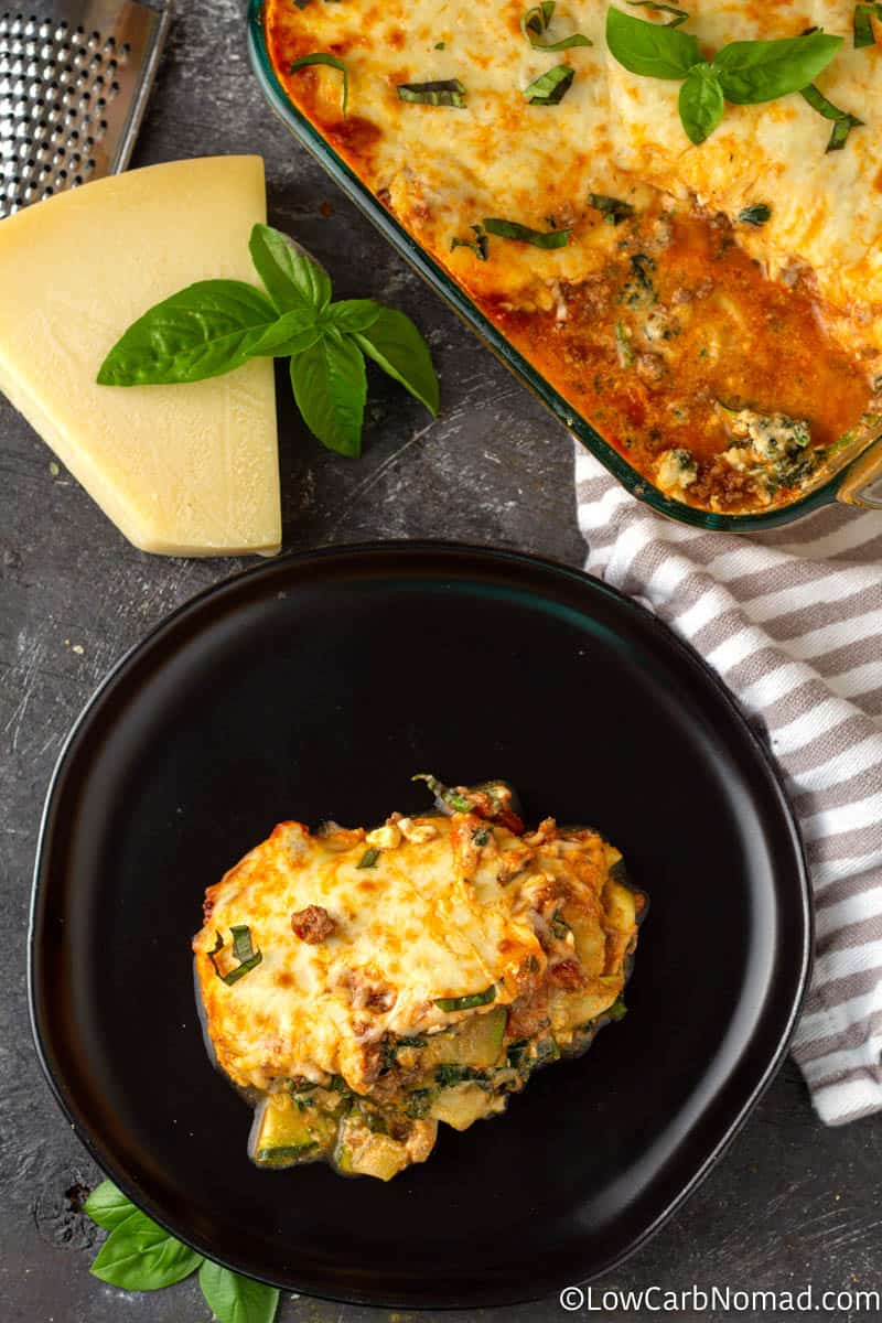 The BEST Zucchini Lasagna Recipe • Low Carb Nomad
