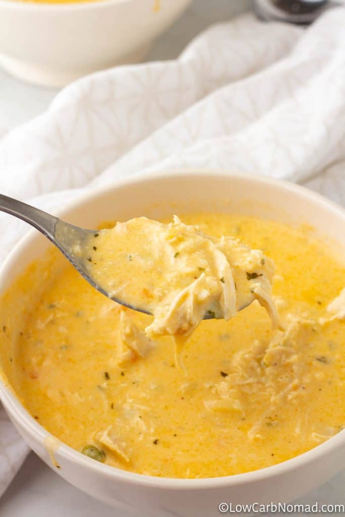 Keto Buffalo Chicken Soup
