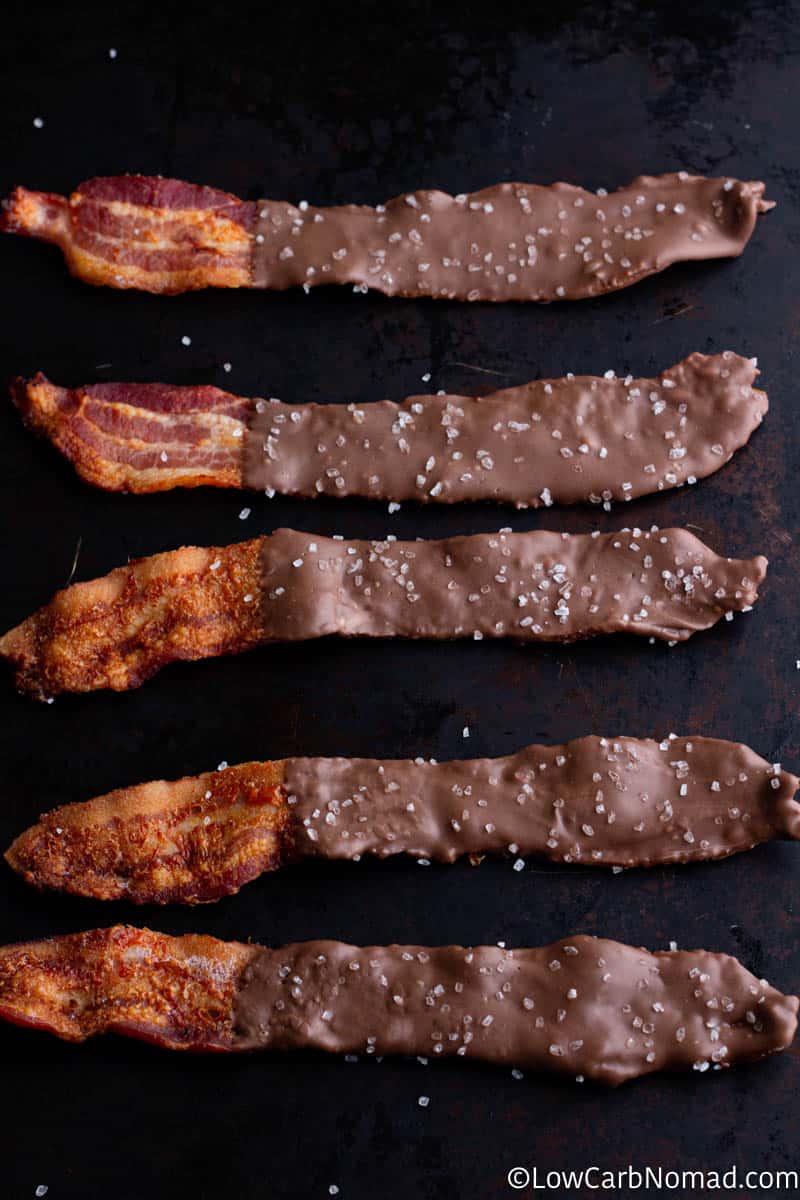 Sugar Free Chocolate Covered Bacon