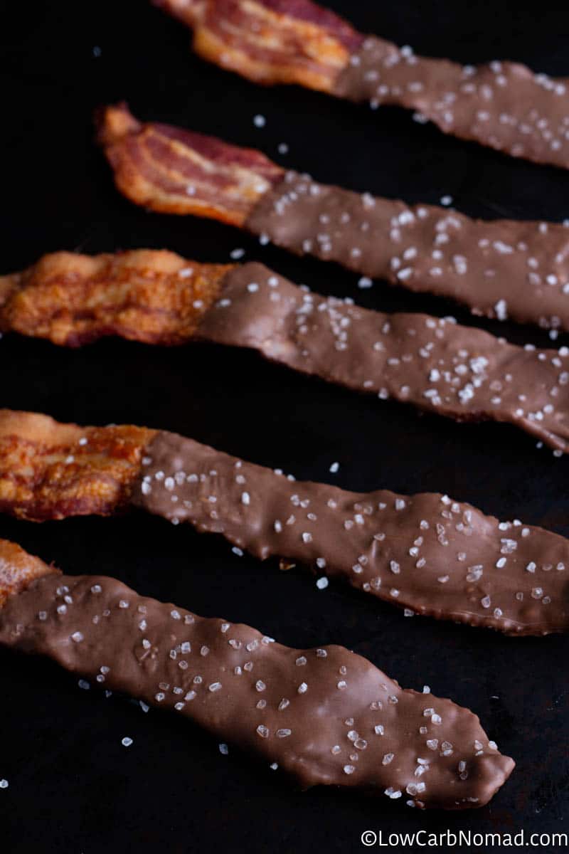 Low Carb Chocolate Covered Bacon