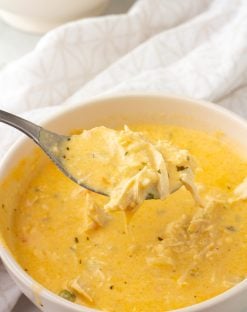 Keto low carb buffalo chicken soup recipe