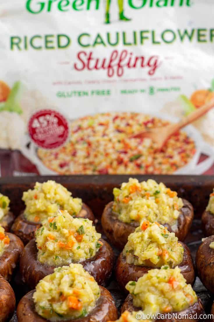 Baked Low Carb Keto Stuffed Mushrooms • Low Carb Nomad