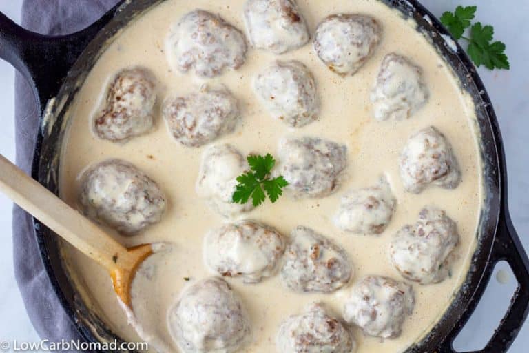 Low Carb Keto Swedish Meatballs • Low Carb Nomad