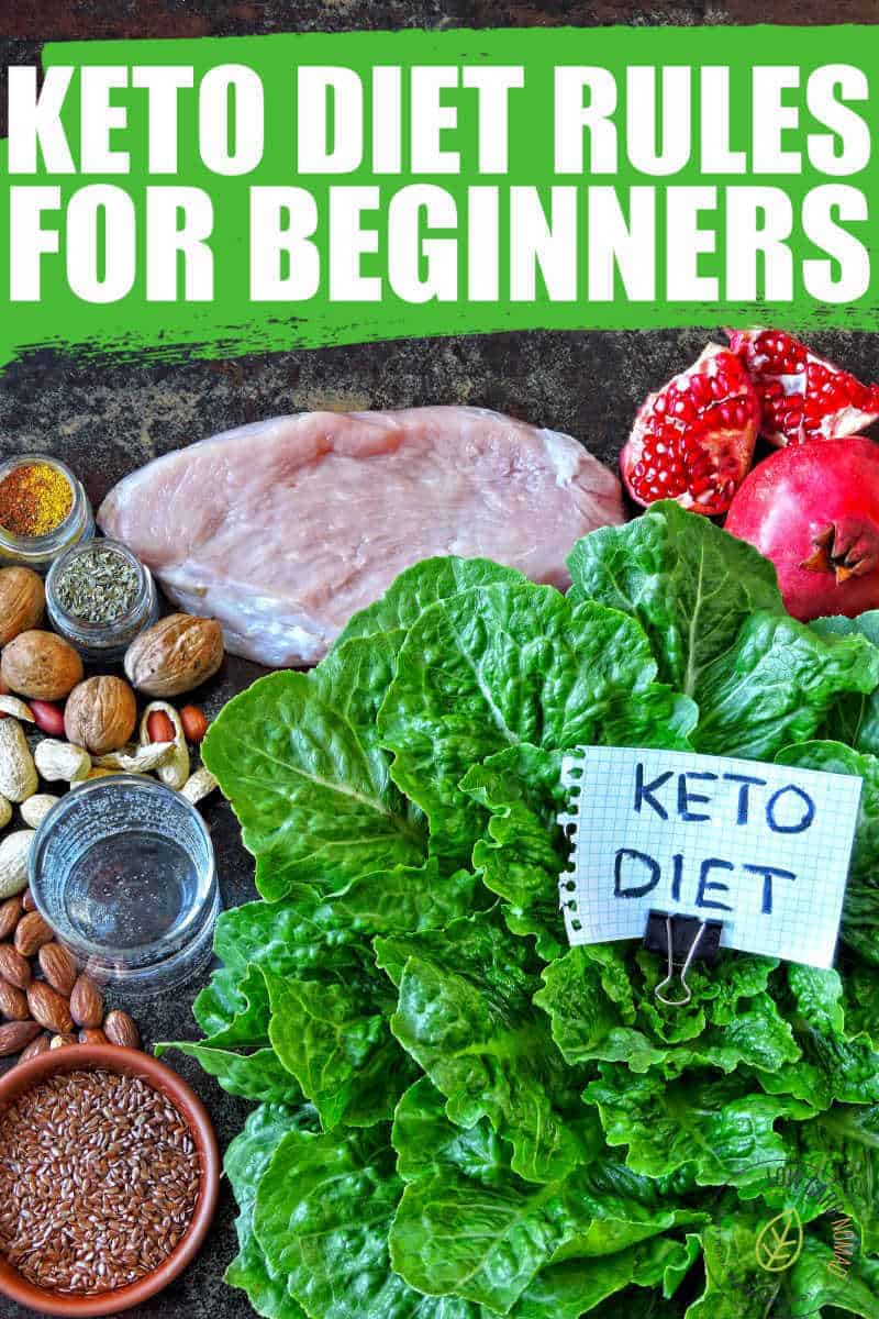 KETO DIET RULES FOR BEGINNERS PHOTO WITH VEGGIES AND MEAT THAT ARE KETO FRIENDLY