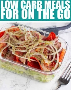 Low Carb Meals on the Go