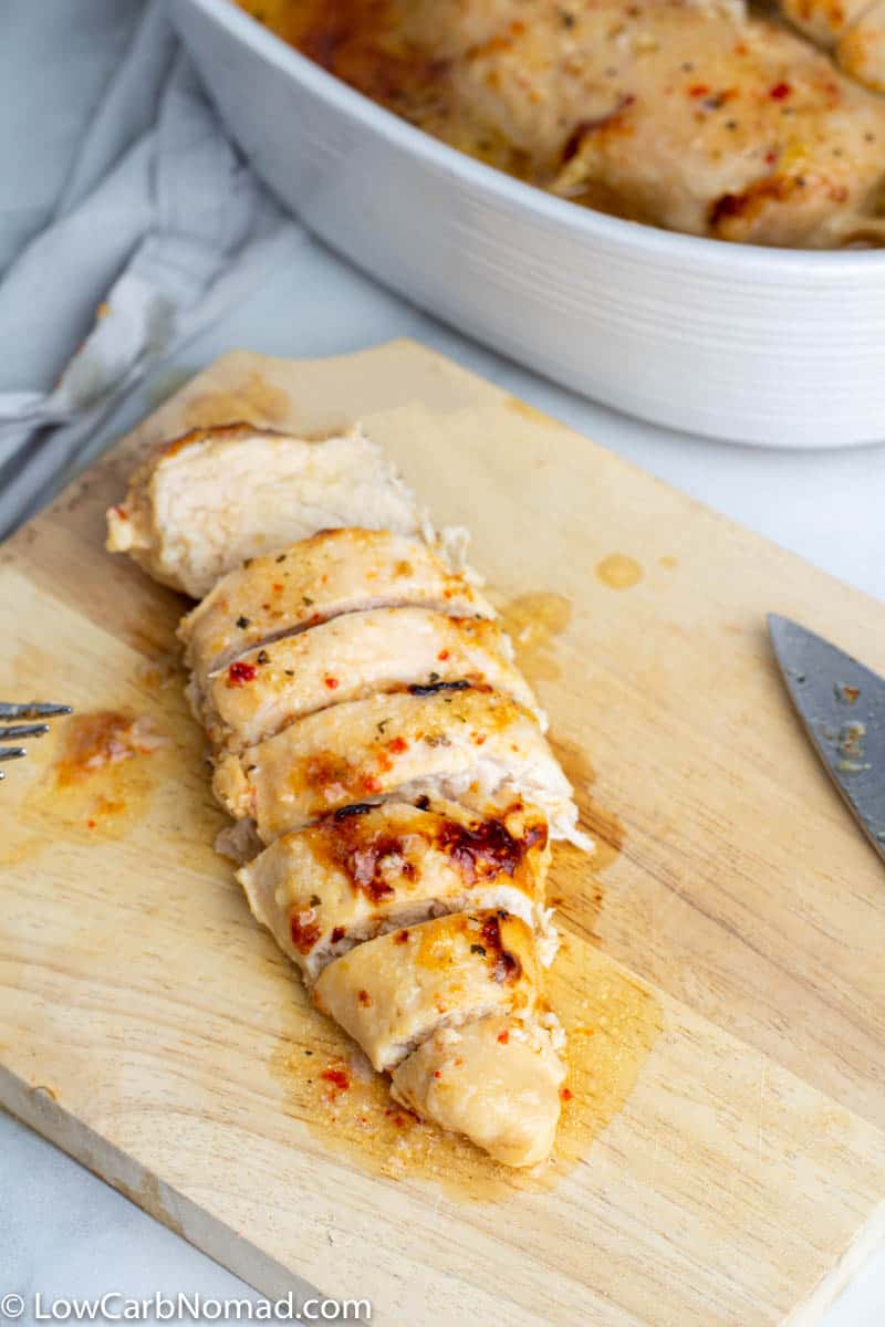 Baked Zesty Italian Chicken4 • Low Carb Nomad