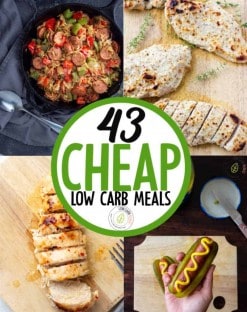 CHEAP LOW CARB MEALS