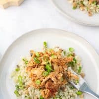 Slow Cooker Low Carb Garlic Ginger Chicken