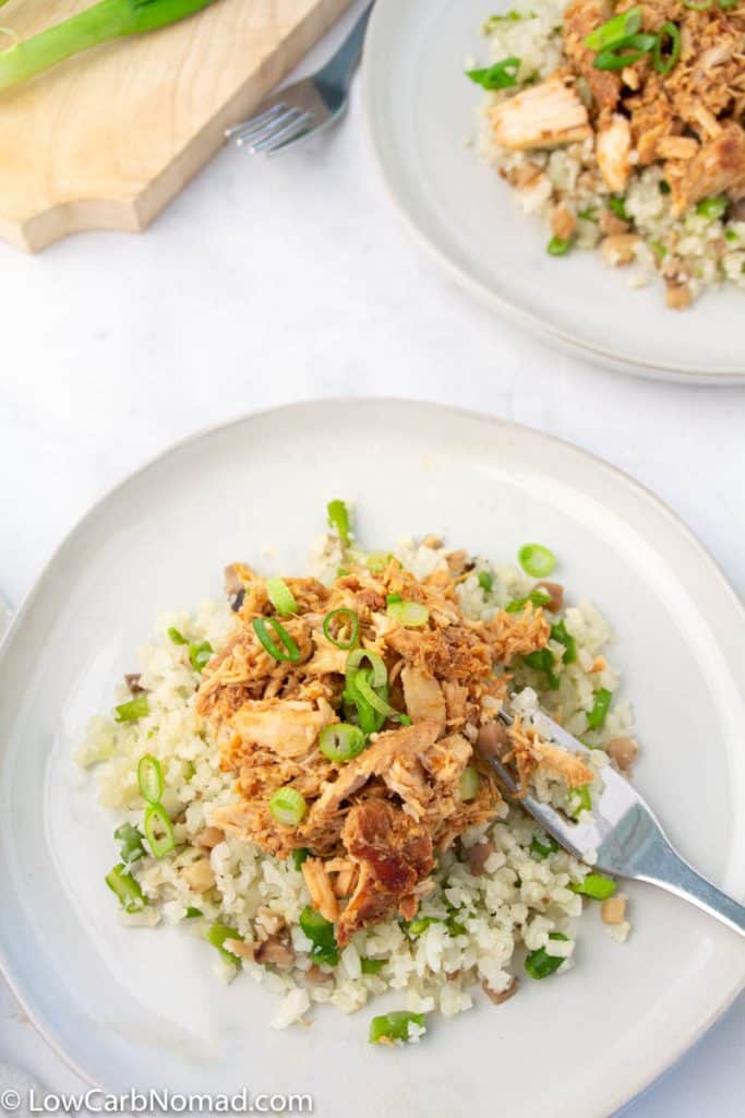 Slow Cooker Low Carb Garlic Ginger Chicken