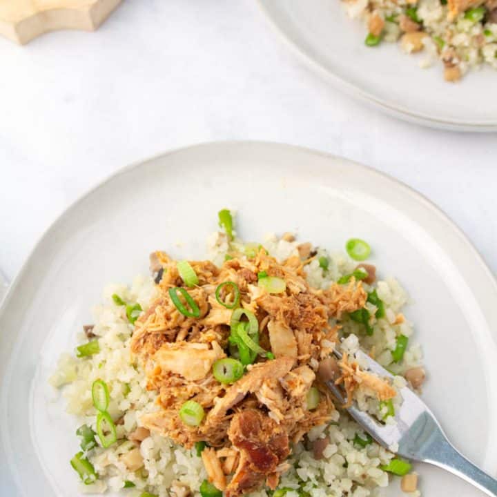 Slow Cooker Low Carb Garlic Ginger Chicken