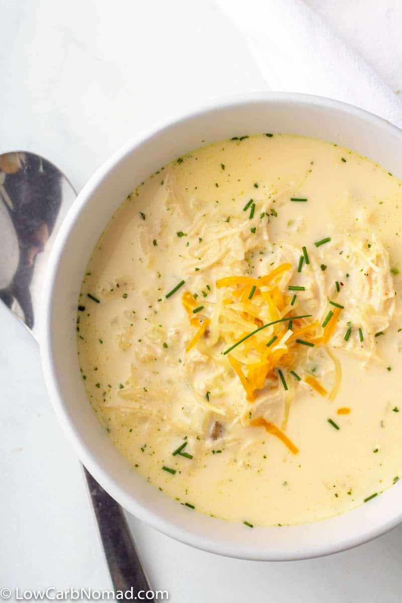 Chicken and Cauliflower Rice Soup