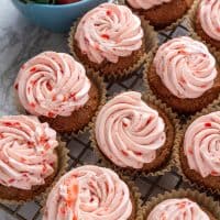 Keto Chocolate Cupcakes with Keto Strawberry Buttercream