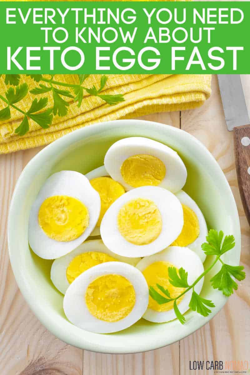 Hardboiled eggs in a bowl for a keto egg fast