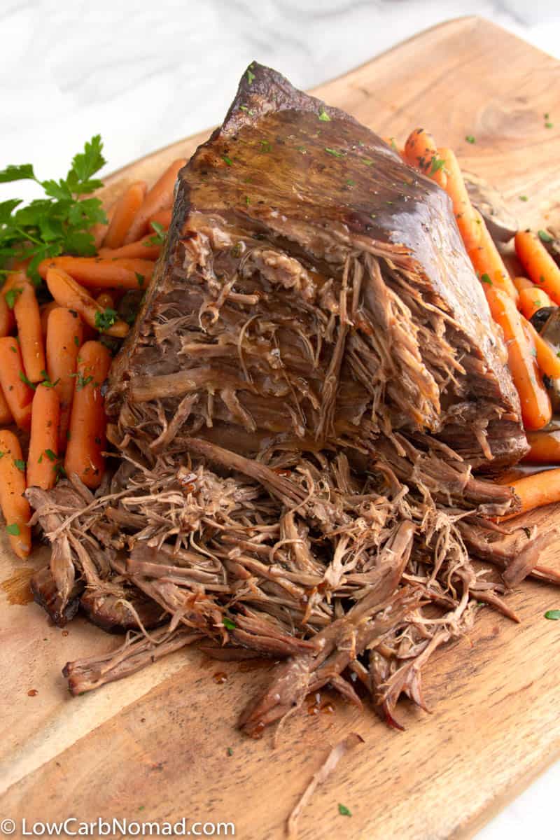 Ninja Foodi Pot Roast (Pressure Cooker Pot Roast) - Curbing Carbs