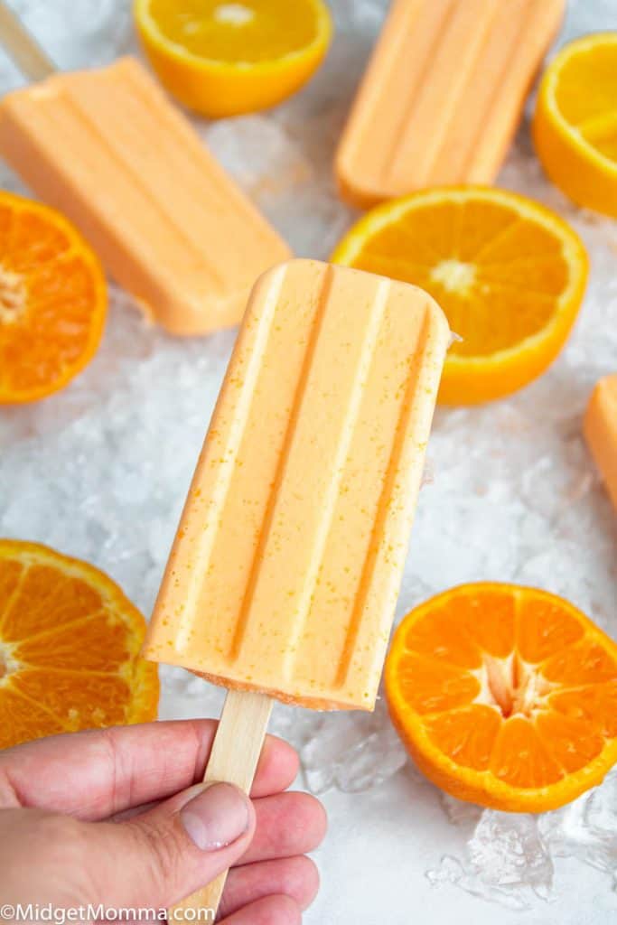 Orange Creamsicle Keto Popsicle Recipe