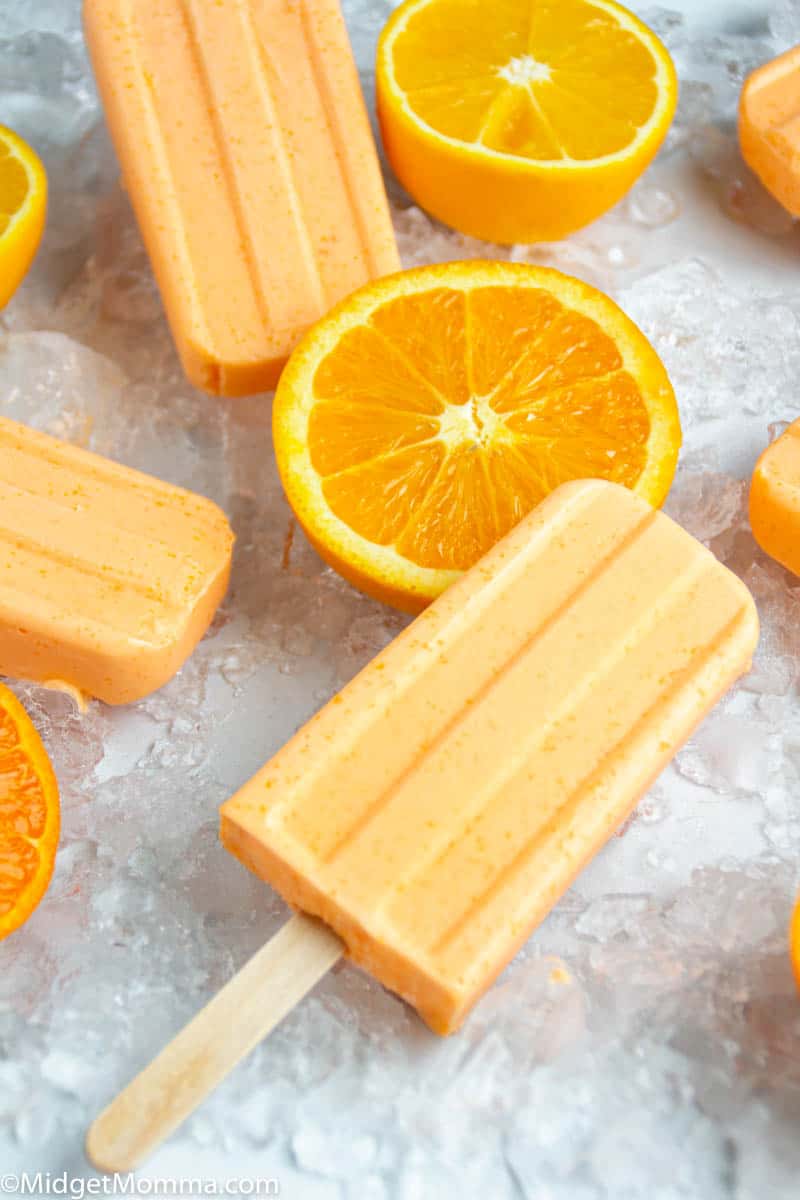 Orange Creamsicle Keto Popsicle Recipe