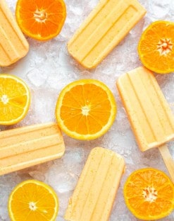 Orange Creamsicle Keto Popsicle Recipe