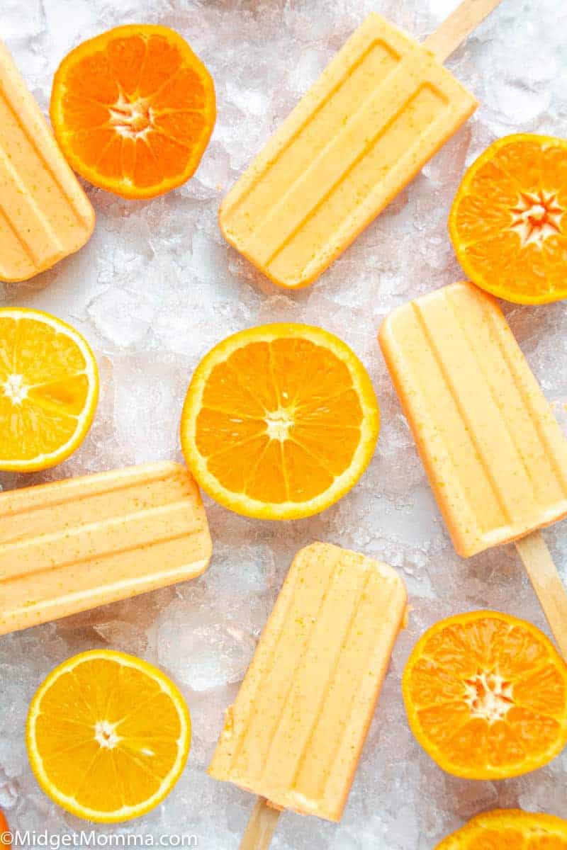 Orange Creamsicle Keto Popsicle Recipe