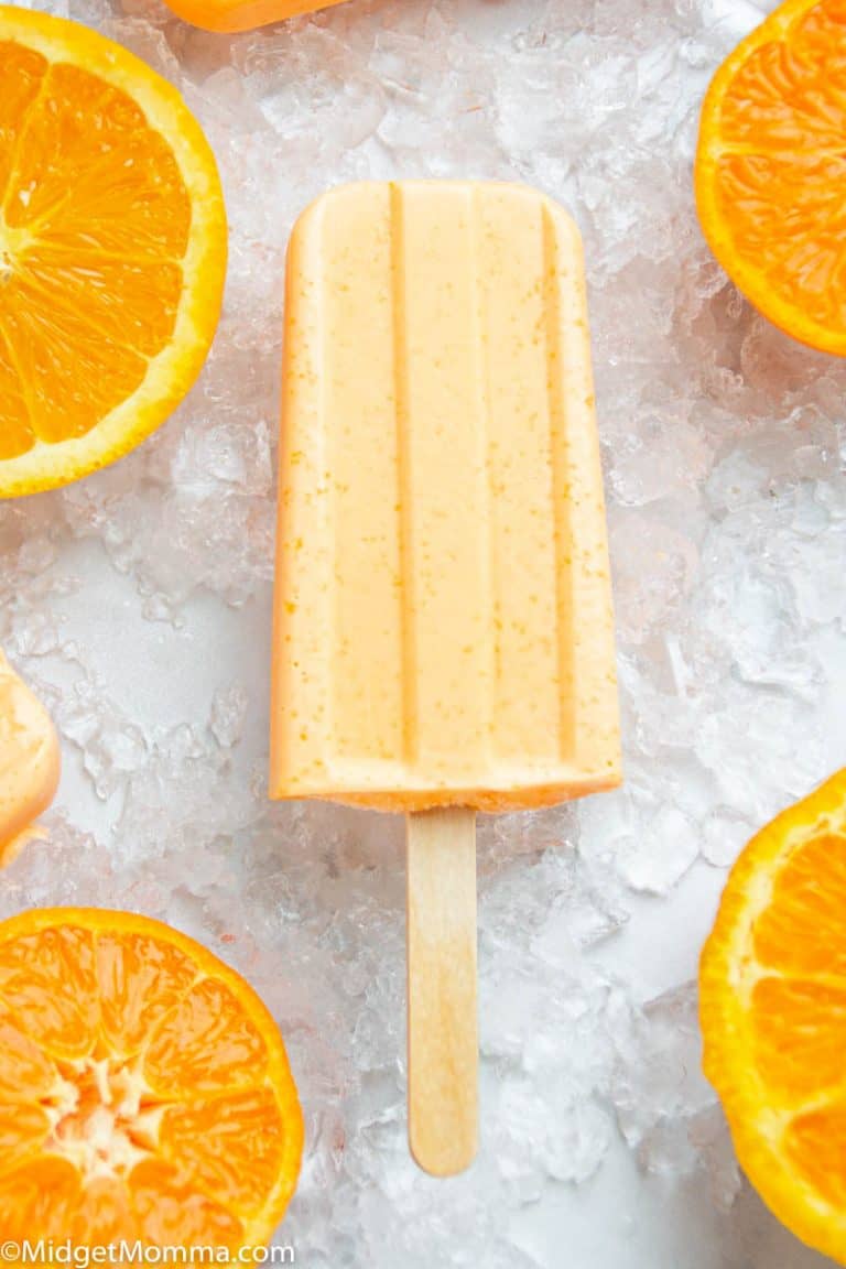 keto orange creamsicle ice cream