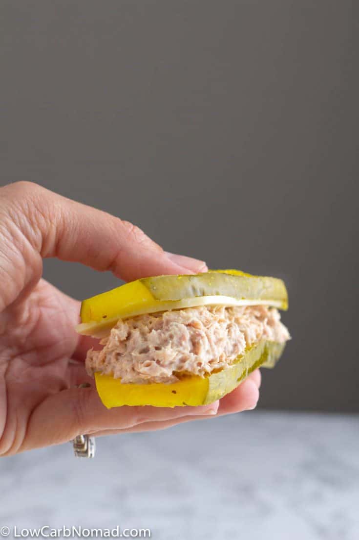 Easy Pickle Tuna Sandwiches Recipe • Low Carb Nomad