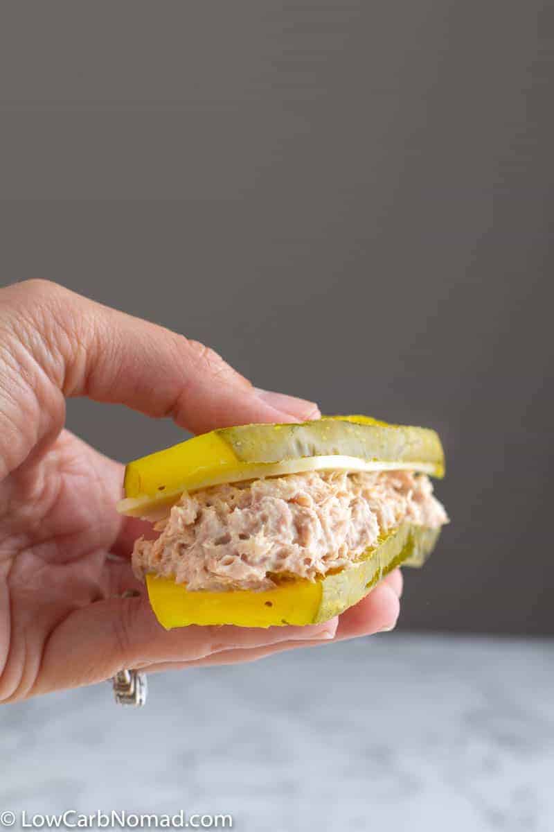 low carb tuna sandwich