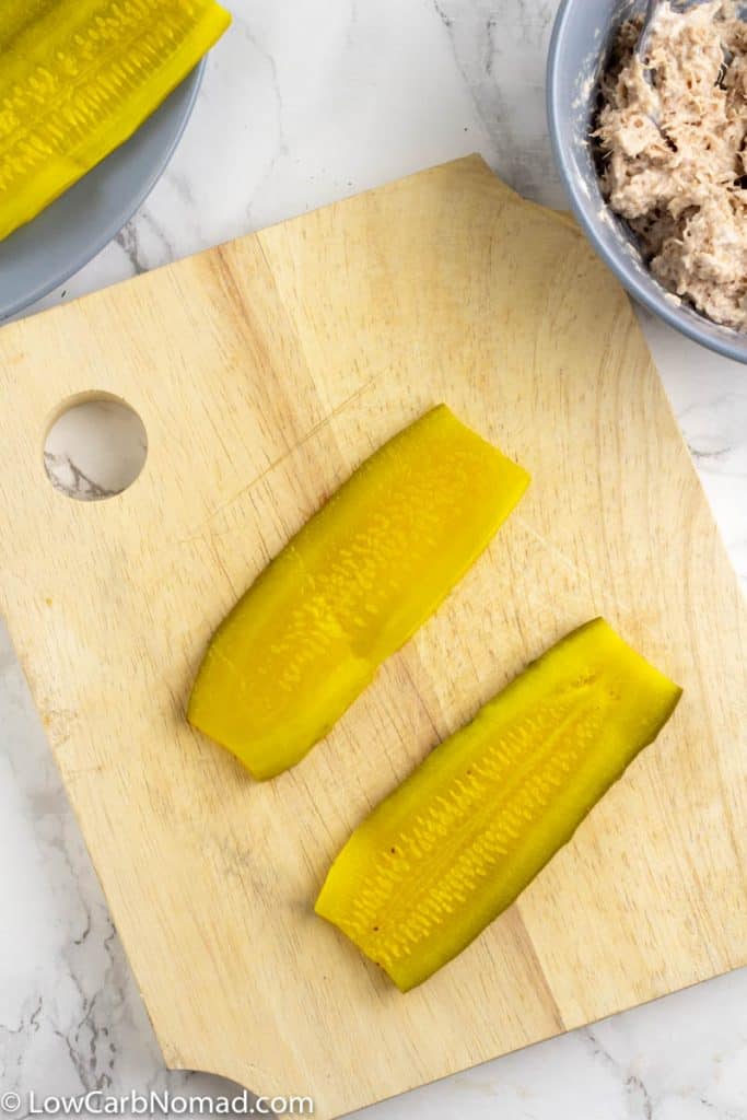 Easy Pickle Tuna Sandwiches Recipe • Low Carb Nomad