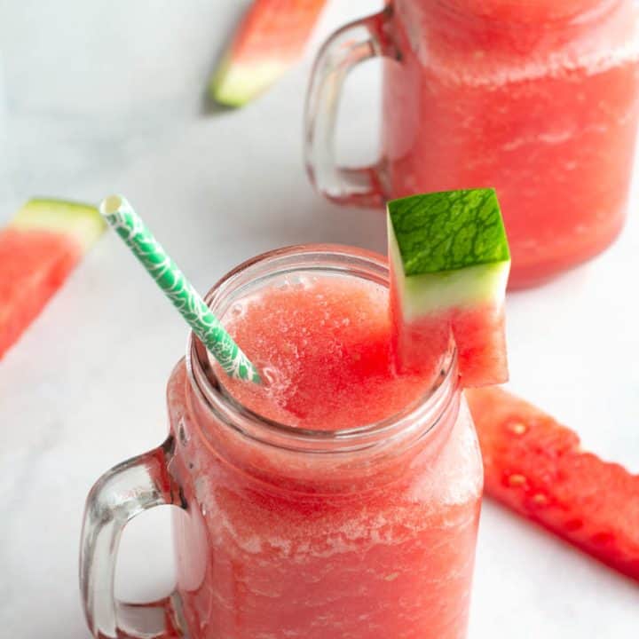 Low Carb Watermelon White Claw Slushie