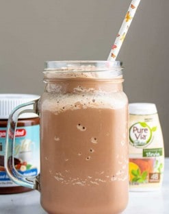 Chocolate Hazelnut Keto Milkshake recipe