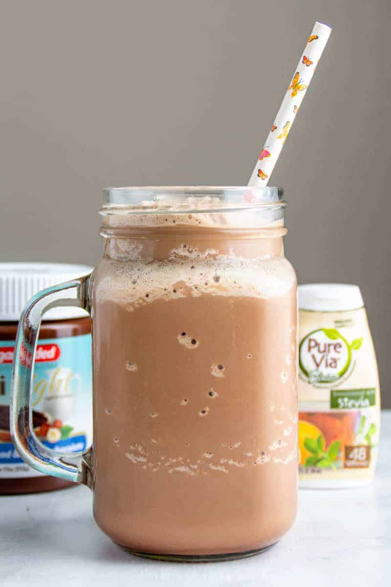 Chocolate Hazelnut Keto Milkshake recipe