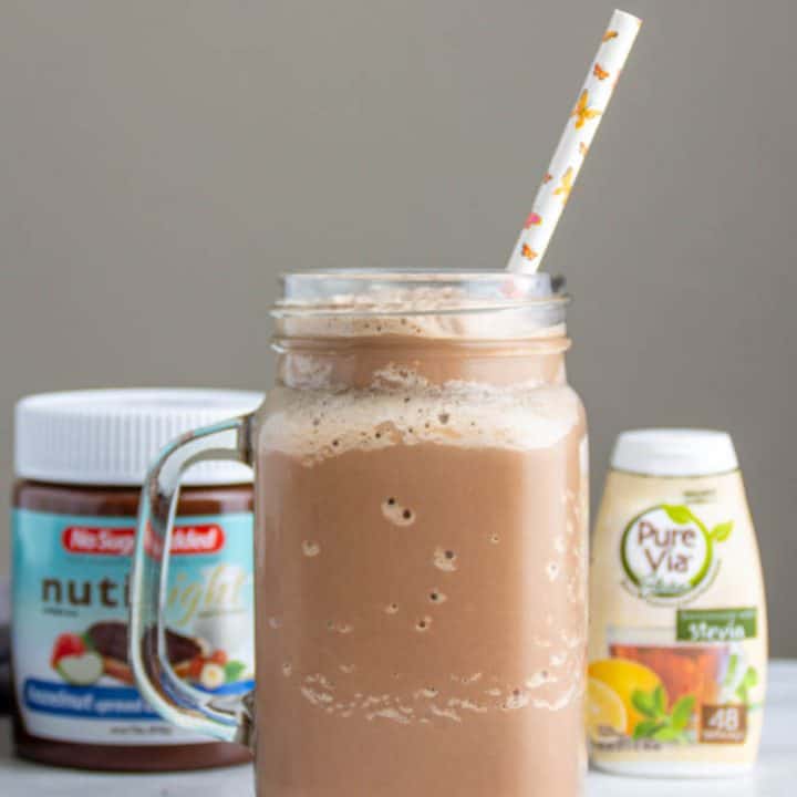 Chocolate Hazelnut Keto Milkshake