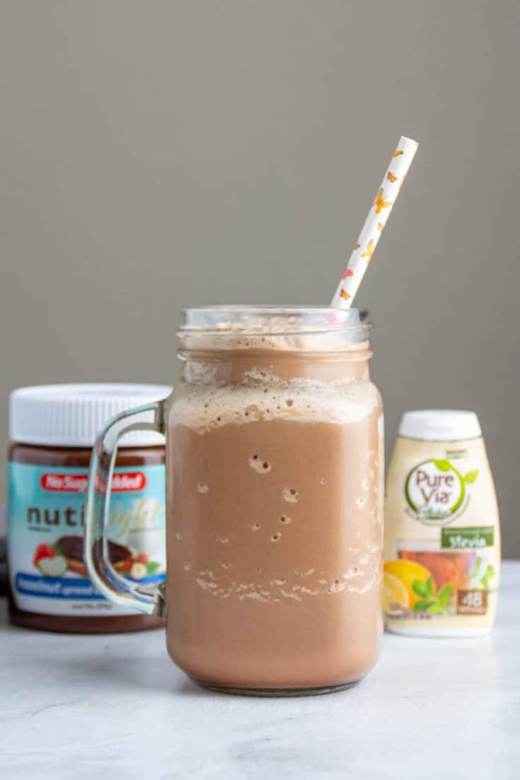 Chocolate Hazelnut Keto Milkshake Recipe • Low Carb Nomad