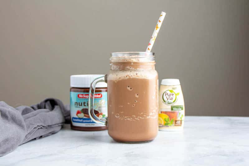 Chocolate Hazelnut Keto Milkshake recipe