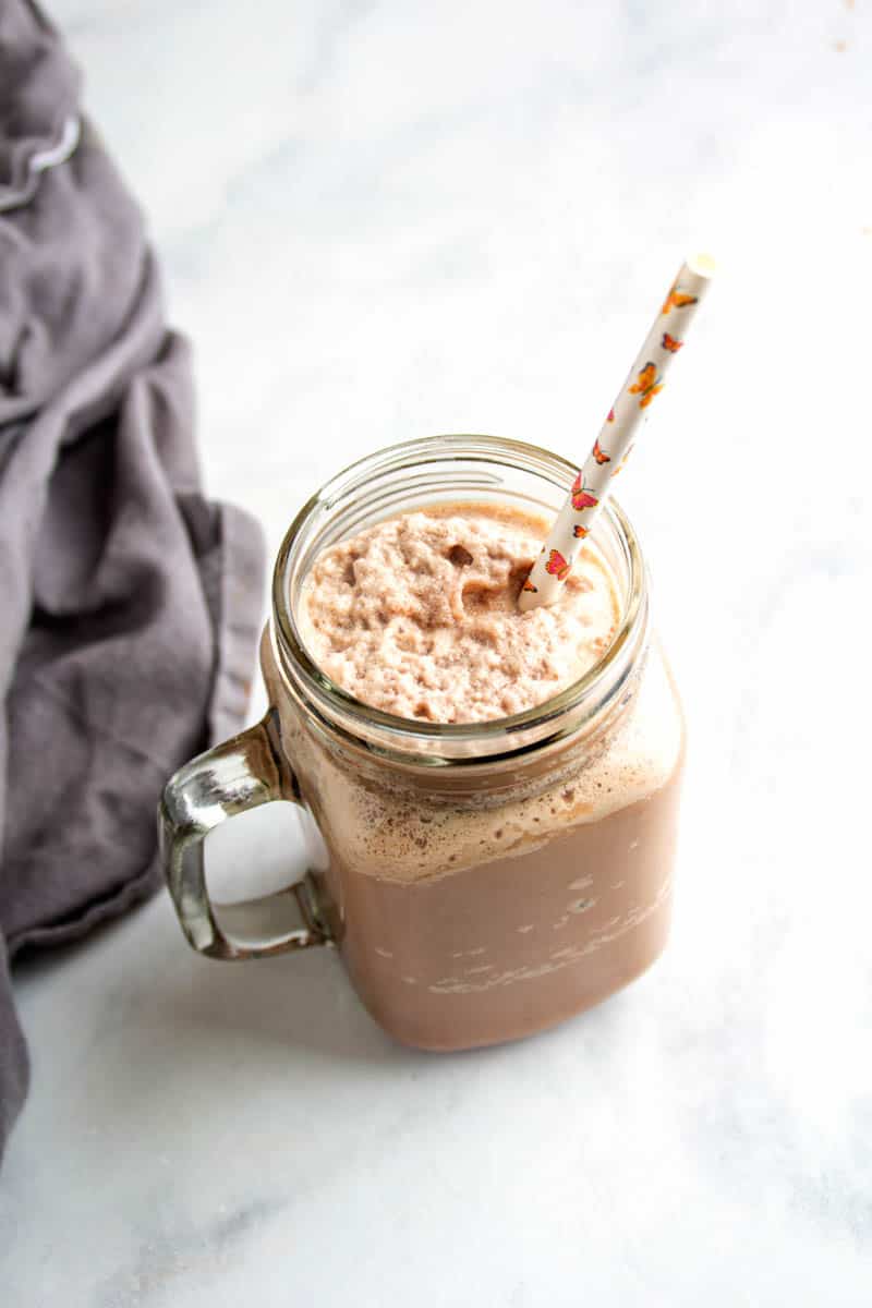 Chocolate Hazelnut Keto Milkshake recipe