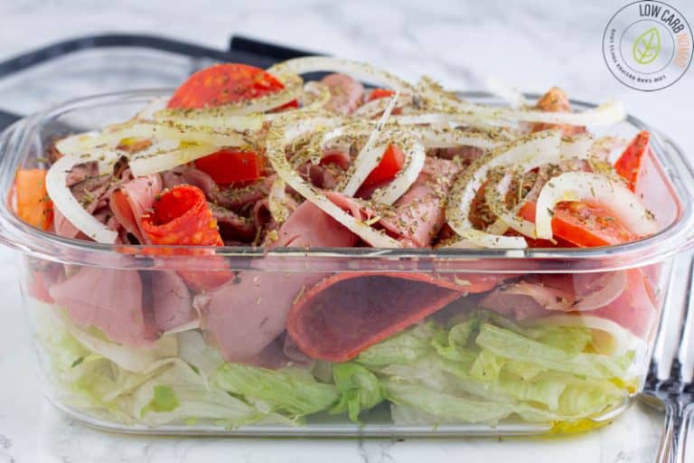 Italian Sub Keto Sandwich In a Bowl • Low Carb Nomad
