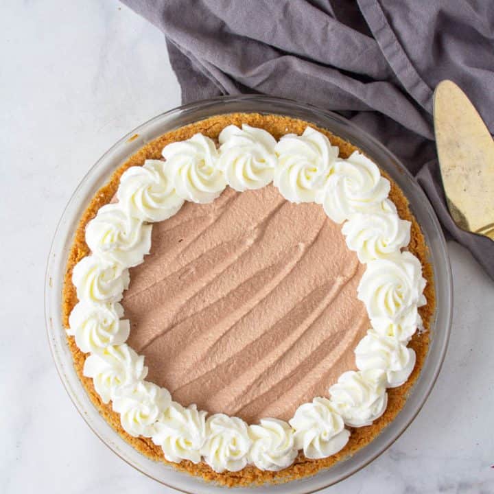 Keto Chocolate Mousse Pie