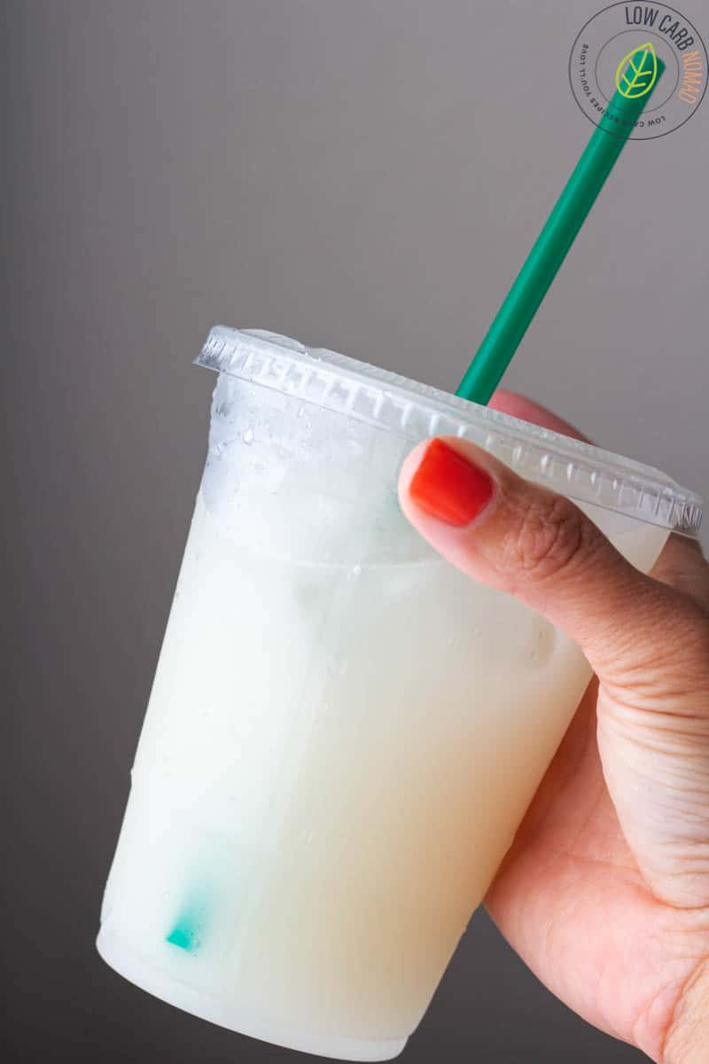 Keto Starbucks Pina Colada Tea Infusion